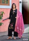 Radhika By Kadlee Heavy Rayon Kurti With Bottom Dupatta 